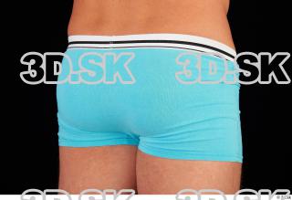 Pelvis turquoise shorts brown shoes of Leland 0006